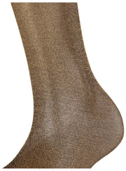 Falke Glitzernde 30-Denier-Kniestrümpfe – Schwarz/Gold