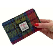 maccessori-harris-tweed-medium-zip-purse---pinkblue-34631653