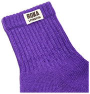 Roka Windsor Solid Crew Socken – Lila