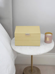Stackers Klassische Schmuckschatulle – Buttergelb