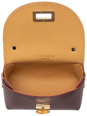 Elie Beaumont Mini Bambou Tasche – Burgunderrot