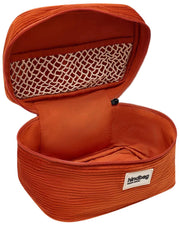 Hindbag Gaspard Kosmetiktasche – Samt Ziegelorange