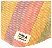 Roka Kleine Gürteltasche aus Baumwollcanvas von Mill Hill – Faded Multi Stripe