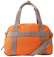Roka Gatwick Kleine Reisetasche aus recyceltem Canvas – Atomic Orange