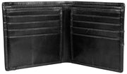 Dents Itchen Bifold-Geldbörse – Schwarz