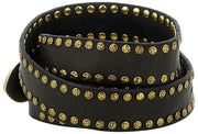 Campomaggi Cinture Stud Ledergürtel – Grau