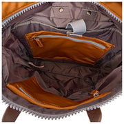 Roka Canfield B Mittelgroßer Rucksack aus recyceltem Nylon – Biskuitbraun
