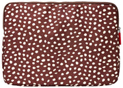 Roka Brick Lane Laptoptasche aus recyceltem Canvas – Brauner Fleck