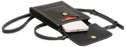 Alice Wheeler London Sloane Phone Umhängetasche – Schwarz