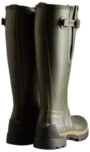 Hunter Balmoral Hohe Gummistiefel mit verstellbaren Seiten – Dunkelolivgrün