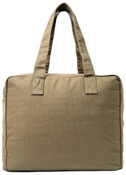 Roka Sloane Mittelgroße Baumwoll-Canvas-Einkaufstasche – Ranger Green