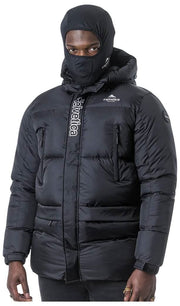 Helvetica Mountain Pioneers Capri 3 Parka-Jacke mit Kapuze – Schwarz