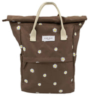 Freundliche Tasche London Hackney Stickneed mittlerer Rucksack - Kakao Brown Daisy