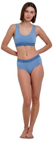 Falke Daily Comfort 2er-Pack Bustier-Bralette – Blau/Beige