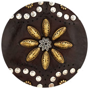Campomaggi Siena Flower Stud Geldbörse – Militärgrün