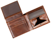 Dents Itchen Coin Bifold Portemonnaie – Cognacbraun