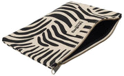 Hindbag Ema Medium Reißverschlusstasche – Zebra Creme