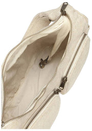 Hindbag Emile Umhängetasche mit mehreren Taschen – Jutebeige