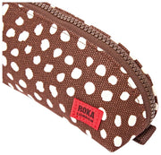 Roka Tate Kleine Baumwoll-Canvas-Tasche – Brown Dot
