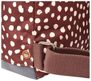 Roka Bantry B Kleiner Rucksack aus recyceltem Canvas – Brauner Fleck