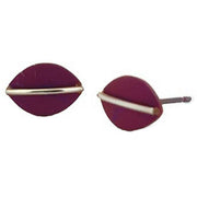 ti2-titanium-jungle-shield-stud-earrings---mulberry-burgundy-34528898
