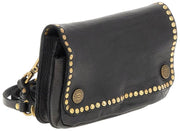 Campomaggi Gloria Pochette Stud Umhängetasche - Schwarz
