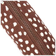 Roka Tate Kleine Baumwoll-Canvas-Tasche – Brown Dot