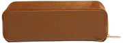 Alice Wheeler London Kensington Kleines Zugetui aus Wildleder – Fudge Tan