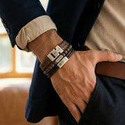 steel-barnett-premium-triple-bracelet-gift-set---brown-35896690