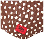 Roka Mill Hill Baumwoll-Canvas-Gürteltasche – Brown Dot