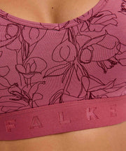 Falke Bustier-Bralette im Daily Comfort Print im 2er-Pack – Rot