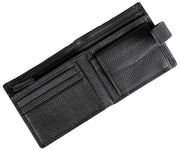 Dents Aire Coin Bifold-Geldbörse – Schwarz