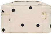 Hindbag Gaspard Kosmetiktasche – Off White Polka Dot