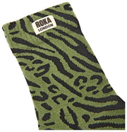 Roka Wimbledon Crew-Socken – gemischtes Tier-Artischockengrün