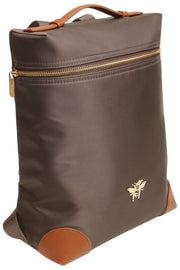 Alice Wheeler London Shoreditch Primrose Leichter Rucksack – Schokoladenbraun