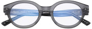 MessyWeekend Frost Blue Light Lesebrille – Klar/Aschgrau
