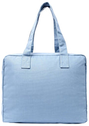 Roka Sloane Mittelgroße Baumwoll-Canvas-Einkaufstasche – Luftfahrtblau
