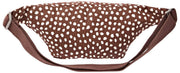 Roka Mill Hill Baumwoll-Canvas-Gürteltasche – Brown Dot