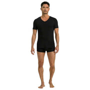 hanro-cotton-superior-v-neck-t-shirt---black-35928591