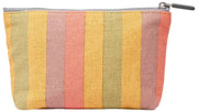 Roka Maida Vale Kleiner Baumwoll-Canvas-Beutel – Faded Multi Stripe
