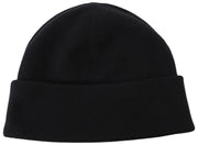 Fred Perry Klassische Mütze aus Merinowolle – Schwarz/Schneeweiß