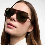Barner Jake Glänzende Sonnenbrille – Kakaobraun
