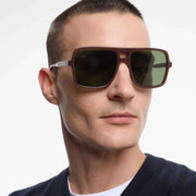 Barner Jake Glänzende Sonnenbrille – Kakaobraun