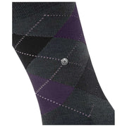 Burlington Edinburgh-Socken – Grau/Schwarz