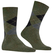 Burlington Dundee-Socken – Grün/Schwarz