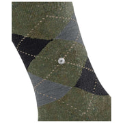 Burlington Dundee-Socken – Grün/Schwarz
