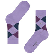 Burlington Queen-Socken – Lila/Blau