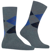 Burlington Dundee-Socken – Grau/Blau