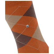 Burlington Edinburgh-Socken – Orange/Braun