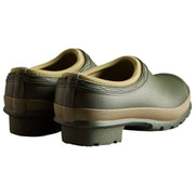 Hunter Gardener Clogs mit Neoprenfutter – Dunkelolivgrün/Ton